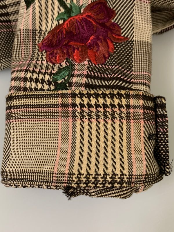 【中古品】【メンズ】 LEGENDA レジェンダ LES159 スリーブバラ刺繍 サイドレースアップジャケット ライトアウター 142-260718-AS-18-min サイズ：下記参照 カラー：ベージュ系 万代Net店