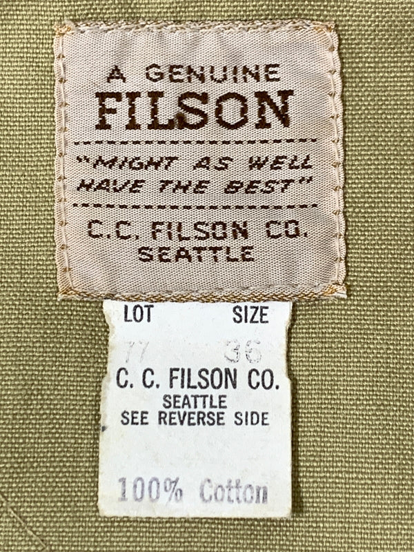 【中古品】【メンズ】 FILSON フィルソン シングルティンパンツ ボトムス 157-260729-AS-14-min サイズ：36 カラー：ベージュ 万代Net店