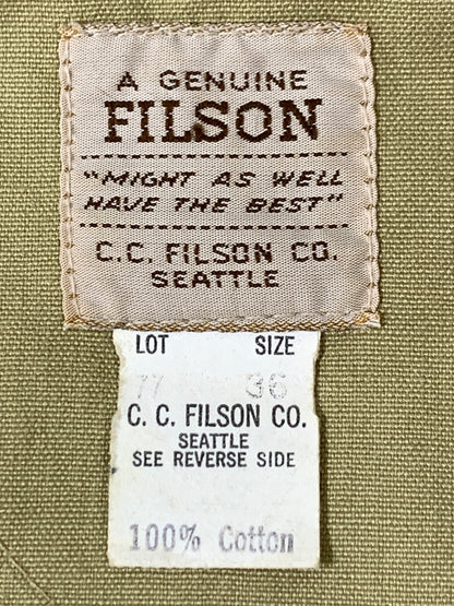 【中古品】【メンズ】 FILSON フィルソン シングルティンパンツ ボトムス 157-260729-AS-14-min サイズ：36 カラー：ベージュ 万代Net店