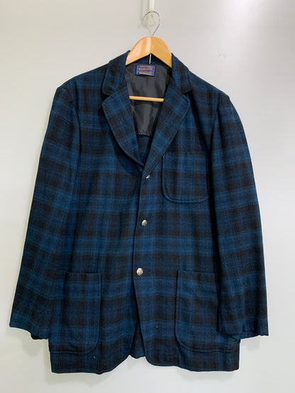 【中古品】【メンズ】 PENDLETON ペンドルトン 40'S WOOL JACKET ウールジャケット アウター ヴィンテージ 146-260718-AS-2-min サイズ：下記参照 カラー：ブルー/ブラック 万代Net店