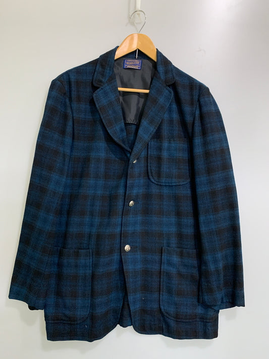 【中古品】【メンズ】 PENDLETON ペンドルトン 40'S WOOL JACKET ウールジャケット アウター ヴィンテージ 146-260718-AS-2-min サイズ：下記参照 カラー：ブルー/ブラック 万代Net店