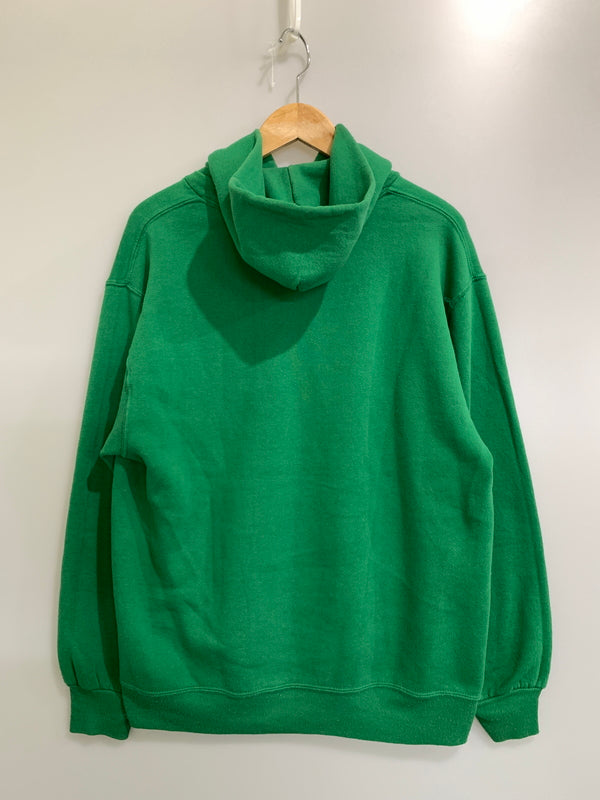 【中古品】【メンズ】 RUSSELL ラッセル 90'S SOLID HOODIE プルオーバーパーカー ヴィンテージ 146-260729-AS-3-min サイズ：L カラー：グリーン 万代Net店