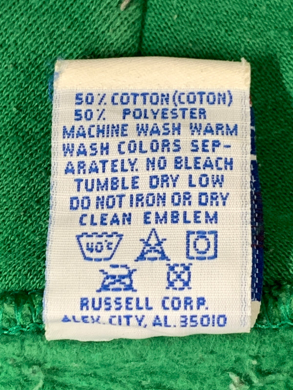 【中古品】【メンズ】 RUSSELL ラッセル 90'S SOLID HOODIE プルオーバーパーカー ヴィンテージ 146-260729-AS-3-min サイズ：L カラー：グリーン 万代Net店