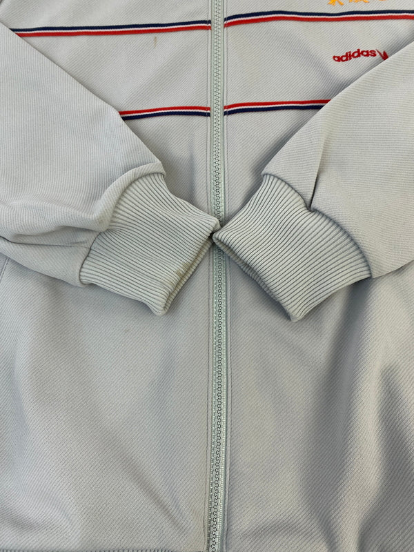 【中古品】【メンズ】 ADIDAS アディダス 80年代 TRACK JACKET 東般若 トラックジャケット ジャージ トップス 146-260727-jt-24-min サイズ：L カラー：グレー 万代Net店
