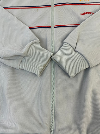 【中古品】【メンズ】 ADIDAS アディダス 80年代 TRACK JACKET 東般若 トラックジャケット ジャージ トップス 146-260727-jt-24-min サイズ：L カラー：グレー 万代Net店