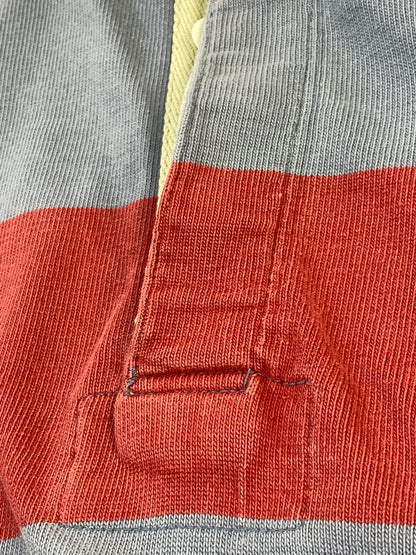【中古品】【メンズ】 POLO RALPH LAUREN ポロ ラルフローレン ラガーシャツ USA製 トップス 146-260727-jt-22-min サイズ：M カラー：グレー/レッド 万代Net店