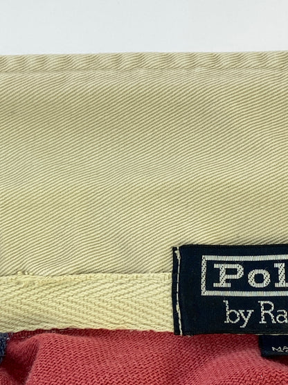 【中古品】【メンズ】 POLO RALPH LAUREN ポロ ラルフローレン ラガーシャツ USA製 トップス 146-260727-jt-22-min サイズ：M カラー：グレー/レッド 万代Net店