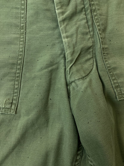 【現状渡し品】【メンズ】 U.S.ARMY ユーエスアーミー OG-107 UTILITY PANTS 推定50-60'S ユーティリティ パンツ メンズ ボトムス 50年代 60年代 ヴィンテージ ミリタリー 157-260717-em-27-min カラー：オリーブグリーン 万代Net店