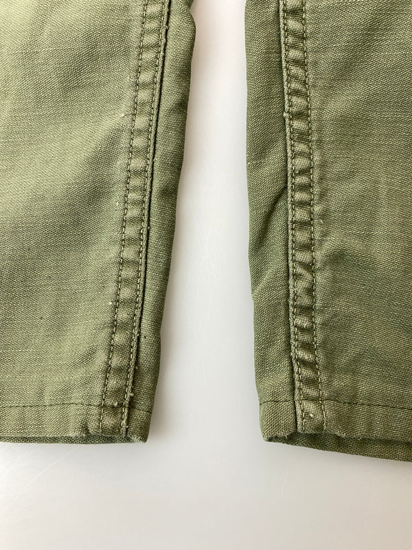 【現状渡し品】【メンズ】 U.S.ARMY ユーエスアーミー OG-107 UTILITY PANTS 推定50-60'S ユーティリティ パンツ メンズ ボトムス 50年代 60年代 ヴィンテージ ミリタリー 157-260717-em-27-min カラー：オリーブグリーン 万代Net店