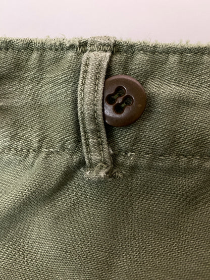 【現状渡し品】【メンズ】 U.S.ARMY ユーエスアーミー OG-107 UTILITY PANTS 推定50-60'S ユーティリティ パンツ メンズ ボトムス 50年代 60年代 ヴィンテージ ミリタリー 157-260717-em-27-min カラー：オリーブグリーン 万代Net店