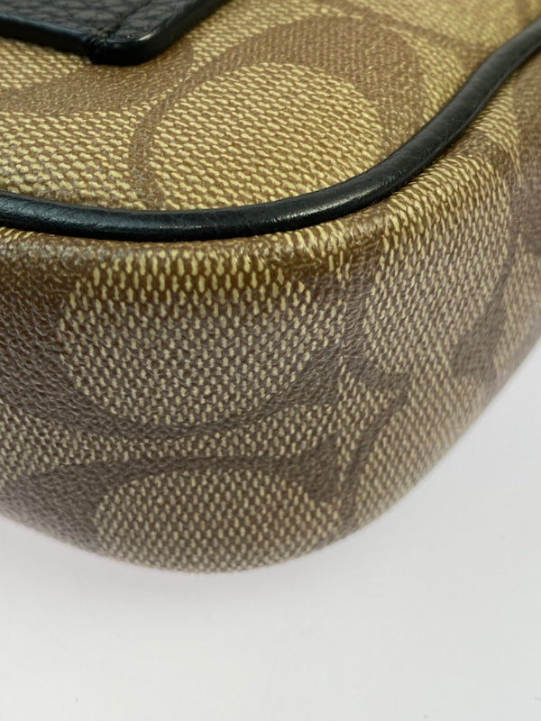 【中古品】【メンズ/レディース】 COACH コーチ F80384 ミニショルダーバッグ カバン 180-260723-jt-16-min カラー：ブラウン系 万代Net店