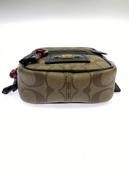 【中古品】【メンズ/レディース】 COACH コーチ F80384 ミニショルダーバッグ カバン 180-260723-jt-16-min カラー：ブラウン系 万代Net店