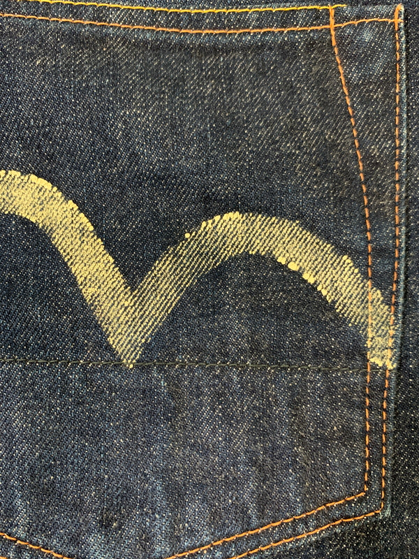 【中古品】【メンズ】 EVISU エヴィス 2504XX DENIM PANT デニムパンツ ボトムス 156-260718-AS-4-min サイズ：33×35 カラー：インディゴ 万代Net店
