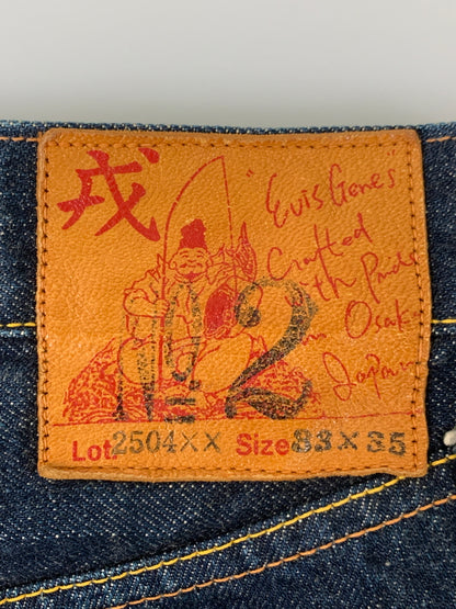 【中古品】【メンズ】 EVISU エヴィス 2504XX DENIM PANT デニムパンツ ボトムス 156-260718-AS-4-min サイズ：33×35 カラー：インディゴ 万代Net店