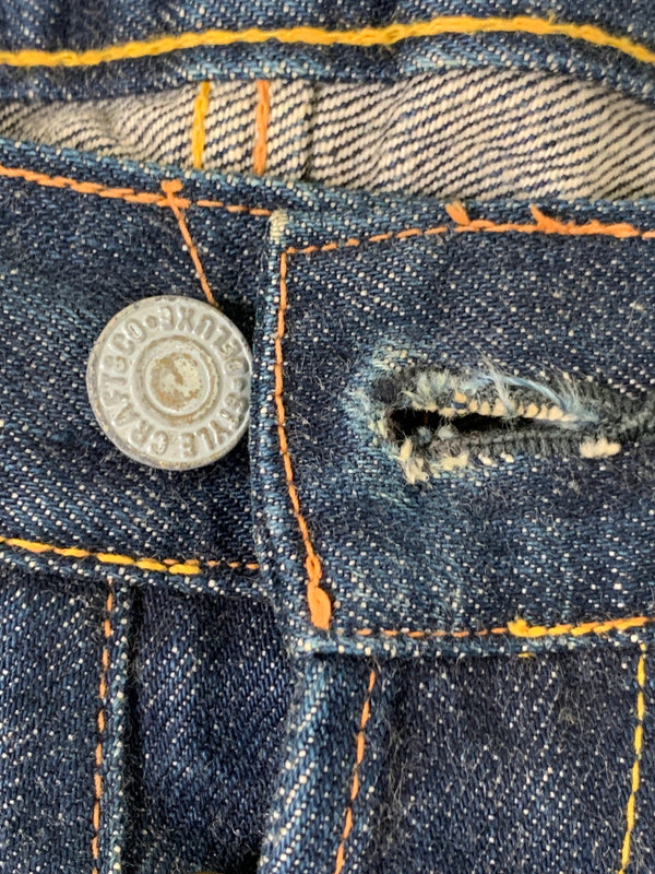 【中古品】【メンズ】 EVISU エヴィス 2504XX DENIM PANT デニムパンツ ボトムス 156-260718-AS-4-min サイズ：33×35 カラー：インディゴ 万代Net店