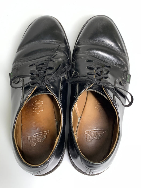 【中古品】【メンズ】 RED WING レッドウィング POSTMAN OXFORD 101 ポストマン オックスフォード ワークブーツ メンズ 靴 164-260723-em-13-min サイズ：25.0cm カラー：ブラック 万代Net店
