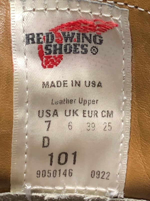 【中古品】【メンズ】 RED WING レッドウィング POSTMAN OXFORD 101 ポストマン オックスフォード ワークブーツ メンズ 靴 164-260723-em-13-min サイズ：25.0cm カラー：ブラック 万代Net店