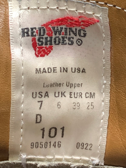 【中古品】【メンズ】 RED WING レッドウィング POSTMAN OXFORD 101 ポストマン オックスフォード ワークブーツ メンズ 靴 164-260723-em-13-min サイズ：25.0cm カラー：ブラック 万代Net店