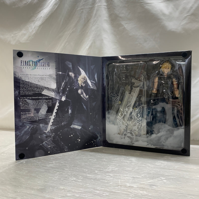 【現状渡し品】 PLAY ARTS改 クラウド・ストライフ ファイナルファンタジーVII アドベントチルドレン フィギュア スクエアエニックス 052-260730-em-07-min 万代Net店