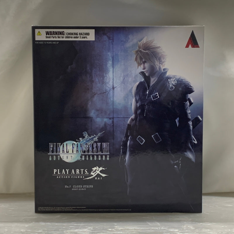【現状渡し品】 PLAY ARTS改 クラウド・ストライフ ファイナルファンタジーVII アドベントチルドレン フィギュア スクエアエニックス 052-260730-em-07-min 万代Net店