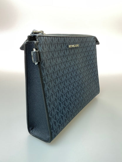 【中古品】【レディース】 MICHAEL KORS マイケルコース CRUTCH BAG クラッチバッグ カバン 188-260729-AS-32-min カラー：ネイビー 万代Net店