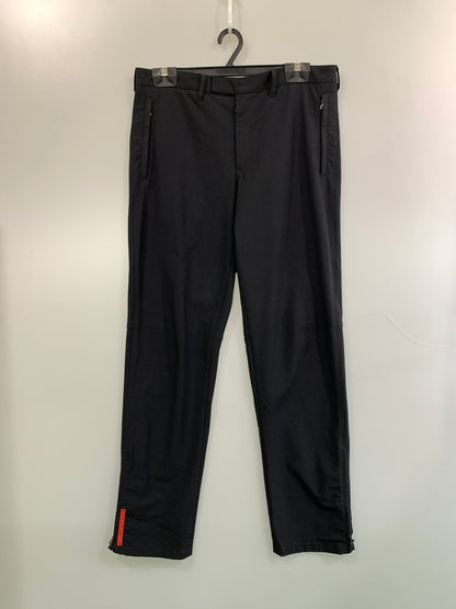 【中古品】【メンズ】 PRADA SPORT プラダスポーツ SLACKS スラックス ボトムス パンツ 152-260719-AS-54-min サイズ：不明 下記参照 カラー：ブラック 万代Net店