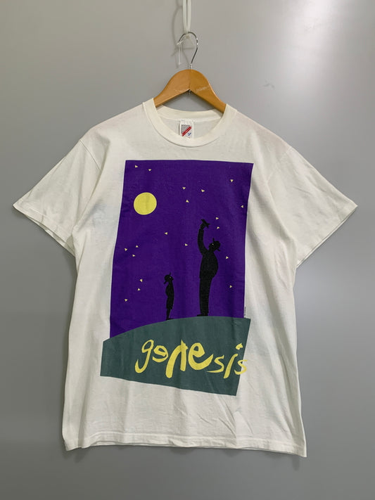 【中古品】【メンズ】 GENESIS ジェネシス 90S 1992 TOUR TEE 半袖Tシャツ ショートスリーブ 146-260718-AS-1-min サイズ：L カラー：ホワイト 万代Net店