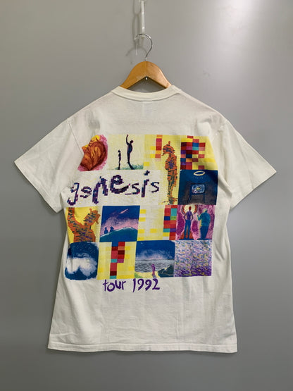 【中古品】【メンズ】 GENESIS ジェネシス 90S 1992 TOUR TEE 半袖Tシャツ ショートスリーブ 146-260718-AS-1-min サイズ：L カラー：ホワイト 万代Net店