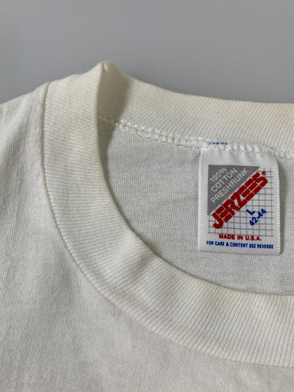 【中古品】【メンズ】 GENESIS ジェネシス 90S 1992 TOUR TEE 半袖Tシャツ ショートスリーブ 146-260718-AS-1-min サイズ：L カラー：ホワイト 万代Net店