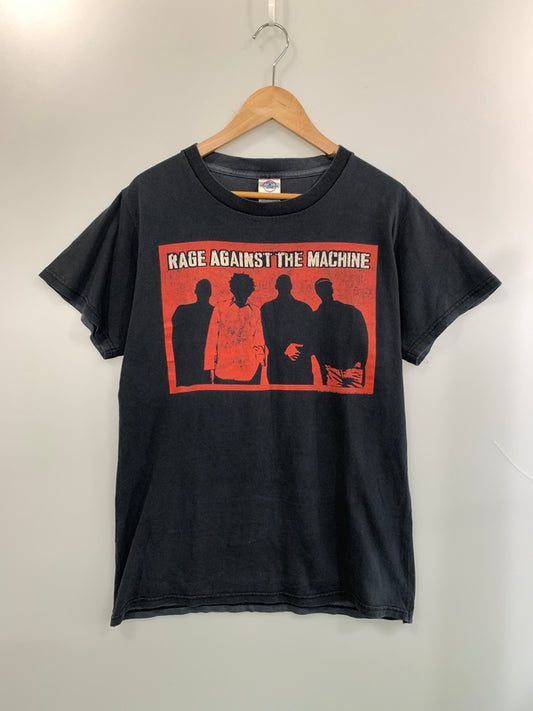 【中古品】【メンズ】 RAGE AGAINST THE MACHINE レイジ・アゲインスト・ザ・マシーン1999 PRINT TEE 半袖Tシャツ ショートスリーブ 146-260719-AS-53-min サイズ：XL カラー：ネイビー 万代Net店
