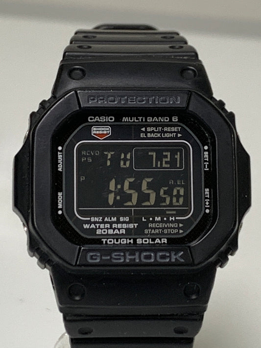 【中古品】【メンズ/レディース】 G-SHOCK ジーショック デジタル 電波ソーラー 腕時計 GW-M5610U ウォッチ カシオ 196-260723-em-23-min カラー：ブラック 万代Net店
