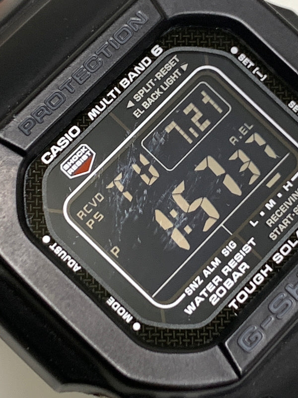 【中古品】【メンズ/レディース】 G-SHOCK ジーショック デジタル 電波ソーラー 腕時計 GW-M5610U ウォッチ カシオ 196-260723-em-23-min カラー：ブラック 万代Net店