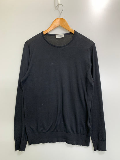 【中古品】【メンズ】 JOHN SMEDLEY ジョンスメドレー L/S ISLAND COTTON ロングスリーブ シーアイランドコットン 長袖 メンズ トップス 141-260720-em-64-min サイズ：M カラー：ブラック 万代Net店