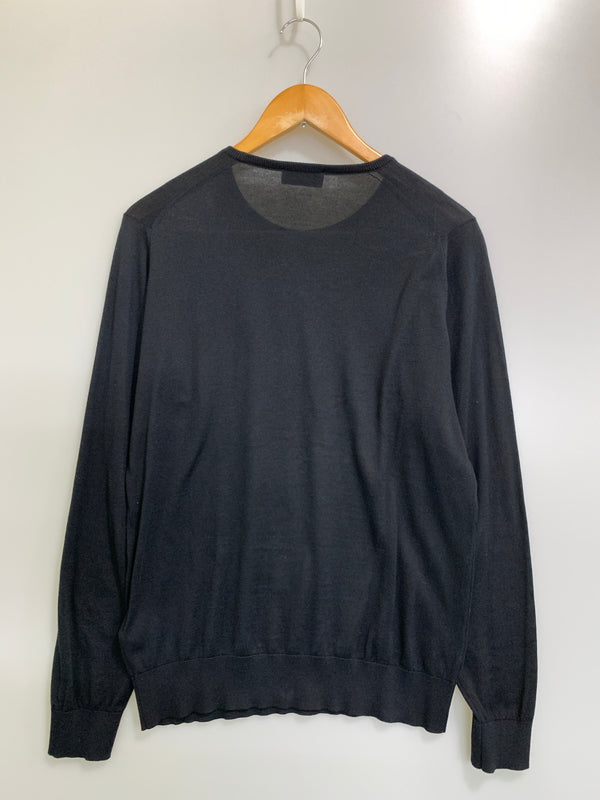 【中古品】【メンズ】 JOHN SMEDLEY ジョンスメドレー L/S ISLAND COTTON ロングスリーブ シーアイランドコットン 長袖 メンズ トップス 141-260720-em-64-min サイズ：M カラー：ブラック 万代Net店