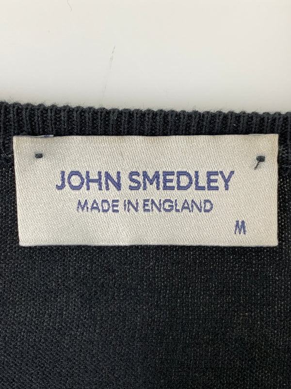 【中古品】【メンズ】 JOHN SMEDLEY ジョンスメドレー L/S ISLAND COTTON ロングスリーブ シーアイランドコットン 長袖 メンズ トップス 141-260720-em-64-min サイズ：M カラー：ブラック 万代Net店