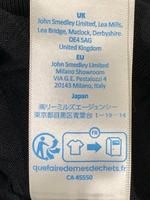 【中古品】【メンズ】 JOHN SMEDLEY ジョンスメドレー L/S ISLAND COTTON ロングスリーブ シーアイランドコットン 長袖 メンズ トップス 141-260720-em-64-min サイズ：M カラー：ブラック 万代Net店
