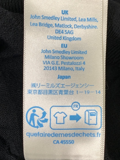 【中古品】【メンズ】 JOHN SMEDLEY ジョンスメドレー L/S ISLAND COTTON ロングスリーブ シーアイランドコットン 長袖 メンズ トップス 141-260720-em-64-min サイズ：M カラー：ブラック 万代Net店