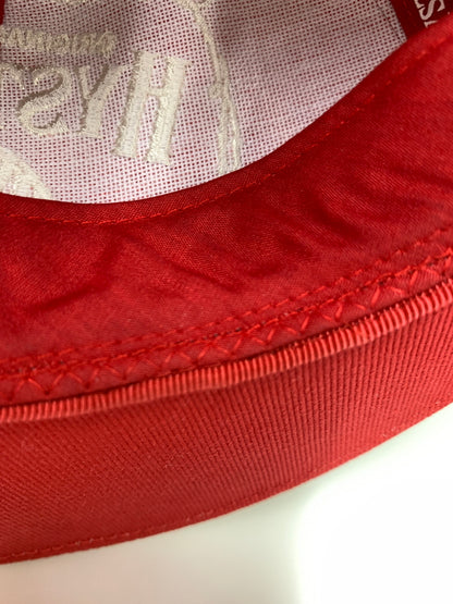 【中古品】【メンズ】 HYSTERIC GLAMOUR ヒステリックグラマー CAP キャップ 帽子 刺繍 185-260723-em-21-min サイズ：FREE カラー：レッド 万代Net店