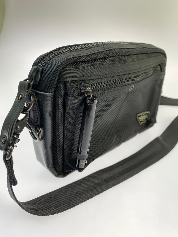 【中古品】【メンズ】 PORTER ポーター ショルダーバッグ カバン 188-260723-jt-19-min カラー：ブラック 万代Net店