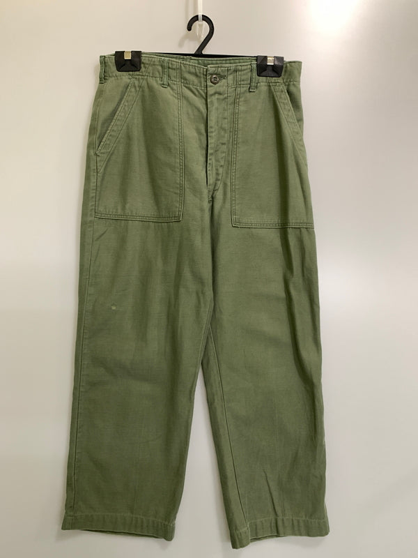【中古品】【メンズ】 U.S.ARMY ユーエスアーミー 60S BAKER PANTS 8405-082-6613 60年代 ベイカーパンツ メンズ ミリタリー ボトムス ワークパンツ 157-260720-em-38-min サイズ：34×31 カラー：オリーブグリーン 万代Net店