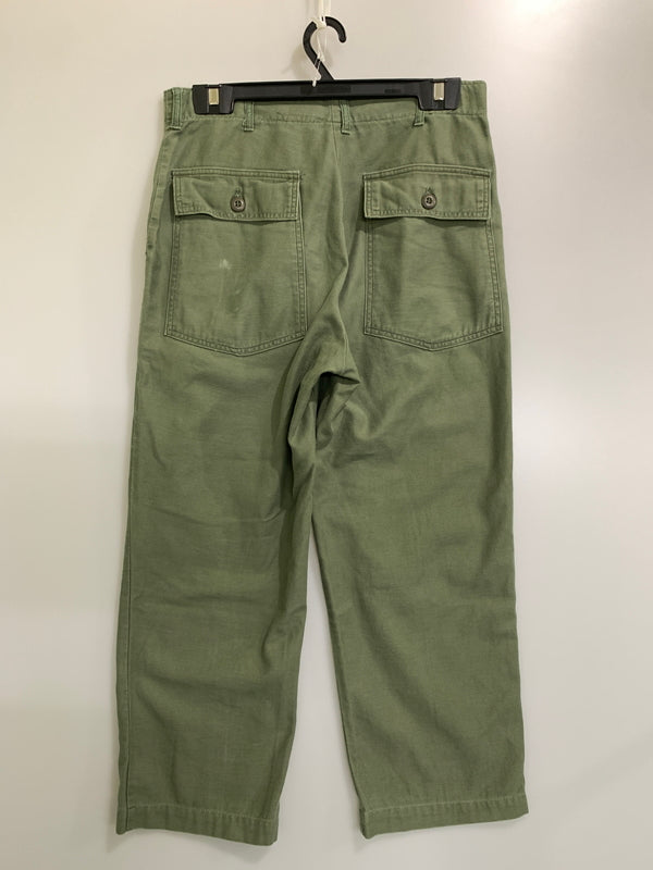 【中古品】【メンズ】 U.S.ARMY ユーエスアーミー 60S BAKER PANTS 8405-082-6613 60年代 ベイカーパンツ メンズ ミリタリー ボトムス ワークパンツ 157-260720-em-38-min サイズ：34×31 カラー：オリーブグリーン 万代Net店