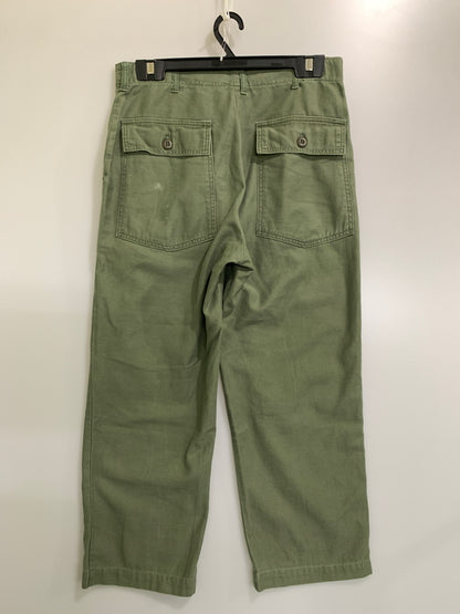 【中古品】【メンズ】 U.S.ARMY ユーエスアーミー 60S BAKER PANTS 8405-082-6613 60年代 ベイカーパンツ メンズ ミリタリー ボトムス ワークパンツ 157-260720-em-38-min サイズ：34×31 カラー：オリーブグリーン 万代Net店