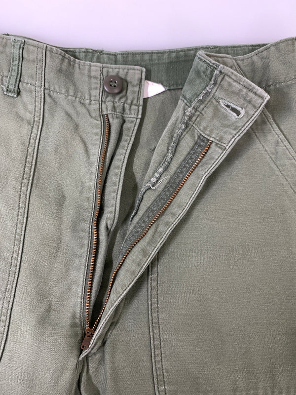 【中古品】【メンズ】 U.S.ARMY ユーエスアーミー 60S BAKER PANTS 8405-082-6613 60年代 ベイカーパンツ メンズ ミリタリー ボトムス ワークパンツ 157-260720-em-38-min サイズ：34×31 カラー：オリーブグリーン 万代Net店