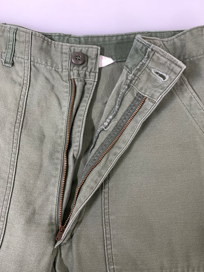 【中古品】【メンズ】 U.S.ARMY ユーエスアーミー 60S BAKER PANTS 8405-082-6613 60年代 ベイカーパンツ メンズ ミリタリー ボトムス ワークパンツ 157-260720-em-38-min サイズ：34×31 カラー：オリーブグリーン 万代Net店