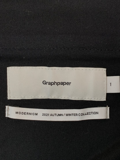 【中古品】【メンズ】 GRAPHPAPER グラフペーパー GM213-40270 DOUBLE PLAIN WEAVE EASY MILITARY PANTS イージーミリタリーパンツ ボトムス 151-260719-AS-55-min サイズ：1 カラー：ブラック 万代Net店