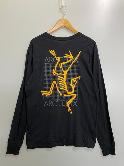 【中古品】【メンズ】 ARC'TERYX アークテリクス ARC’ MULTI BIRD LOGO LS X000007746 アーク マルチ バード ロゴ ロングスリーブ メンズ トップス 長袖 144-260720-em-06-min サイズ：M カラー：ブラック 万代Net店