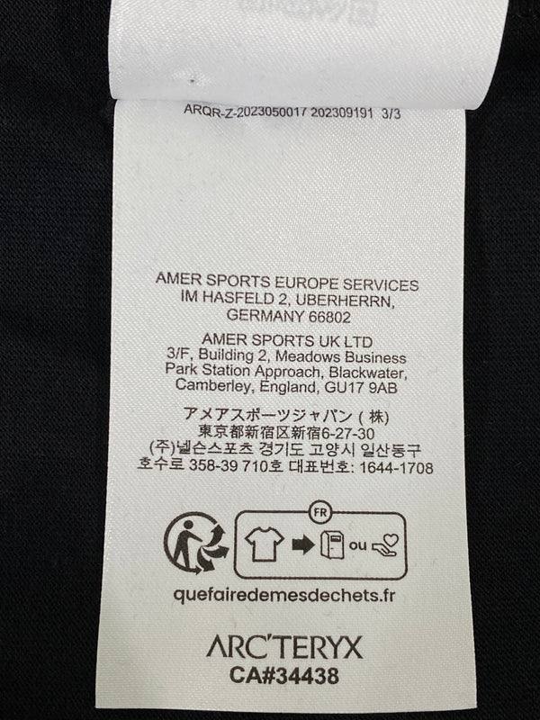 【中古品】【メンズ】 ARC'TERYX アークテリクス ARC’ MULTI BIRD LOGO LS X000007746 アーク マルチ バード ロゴ ロングスリーブ メンズ トップス 長袖 144-260720-em-06-min サイズ：M カラー：ブラック 万代Net店