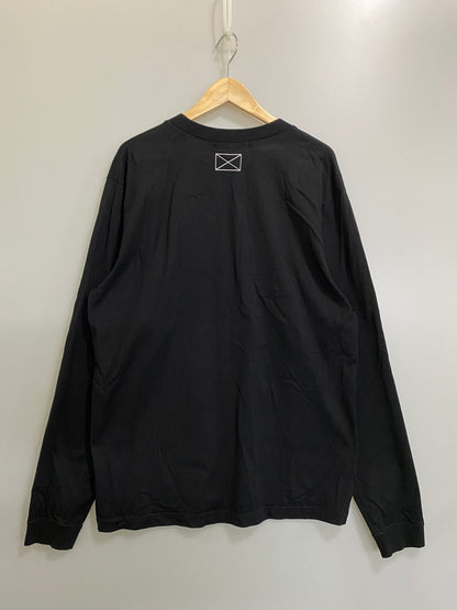 【中古品】【メンズ】 MLVINCE メルヴィンス CLASSIC LOGO L/S TEE クラシック ロゴ ロングスリーブ Tシャツ メンズ トップス 長袖 ロンT 142-260720-em-05-min サイズ：Ｌ カラー：ブラック 万代Net店