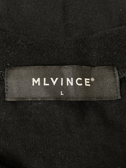 【中古品】【メンズ】 MLVINCE メルヴィンス CLASSIC LOGO L/S TEE クラシック ロゴ ロングスリーブ Tシャツ メンズ トップス 長袖 ロンT 142-260720-em-05-min サイズ：Ｌ カラー：ブラック 万代Net店