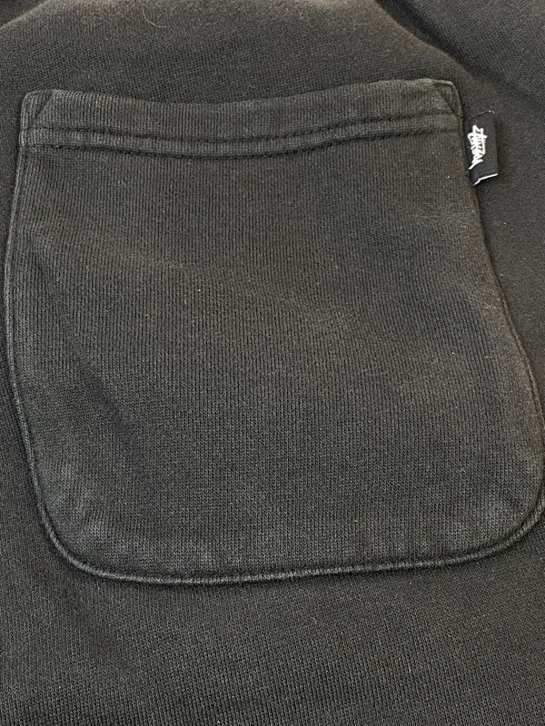 【中古品】【メンズ】 STUSSY ステューシー LOGO SWEAT PANTS ロゴ スウェットパンツ メンズ ボトムス 153-260720-em-75-min サイズ：Ｌ カラー：ブラック 万代Net店